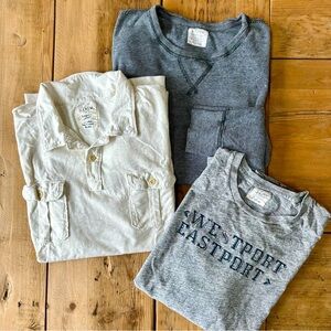 J.Crew Polo Pullover and Tee Shirt Bundle Men’s Size XL